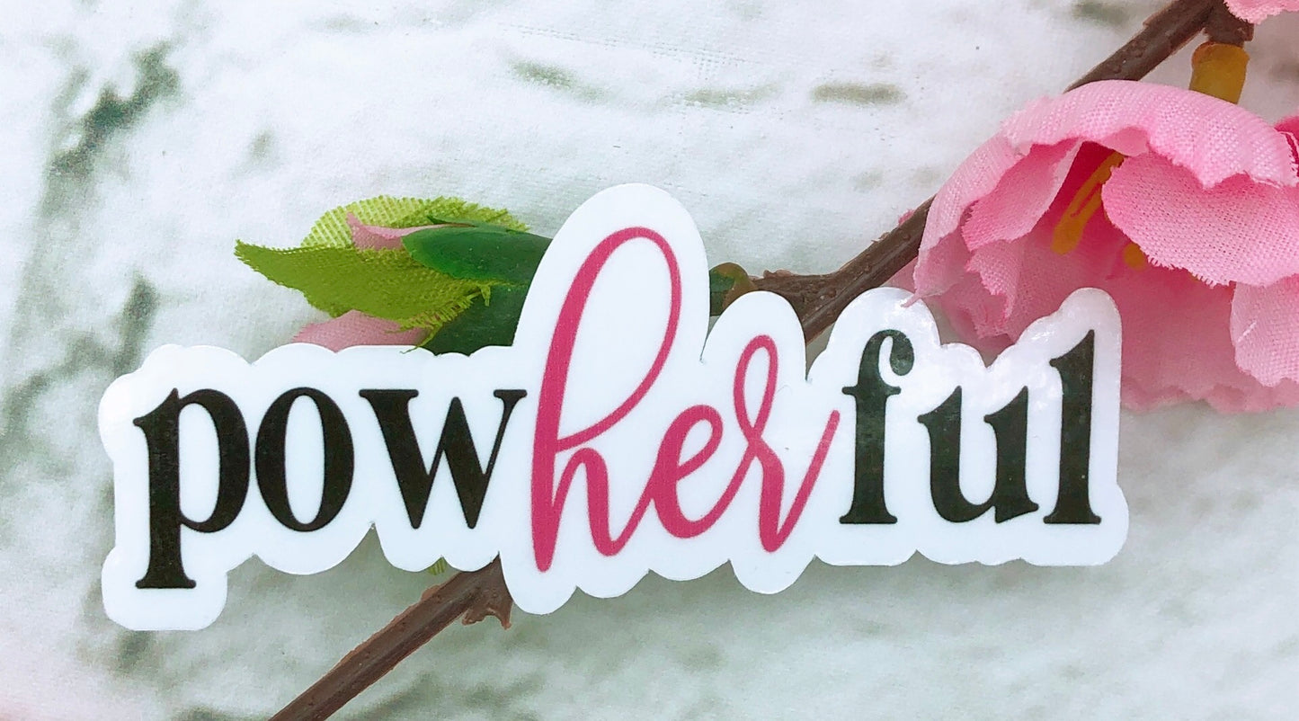 Powherful Sticker