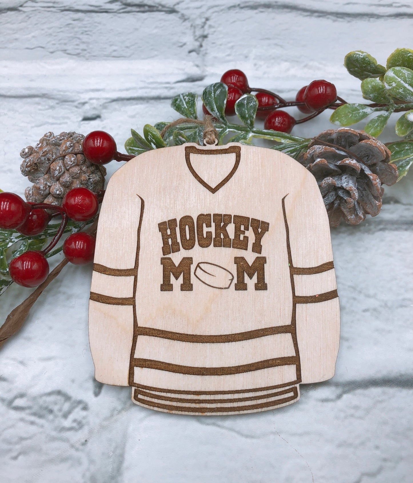 Hockey Mom Christmas Ornament