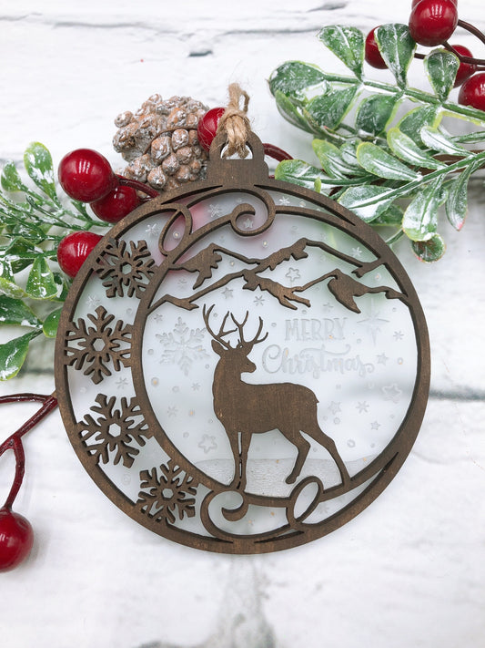 Christmas Deer Ornament