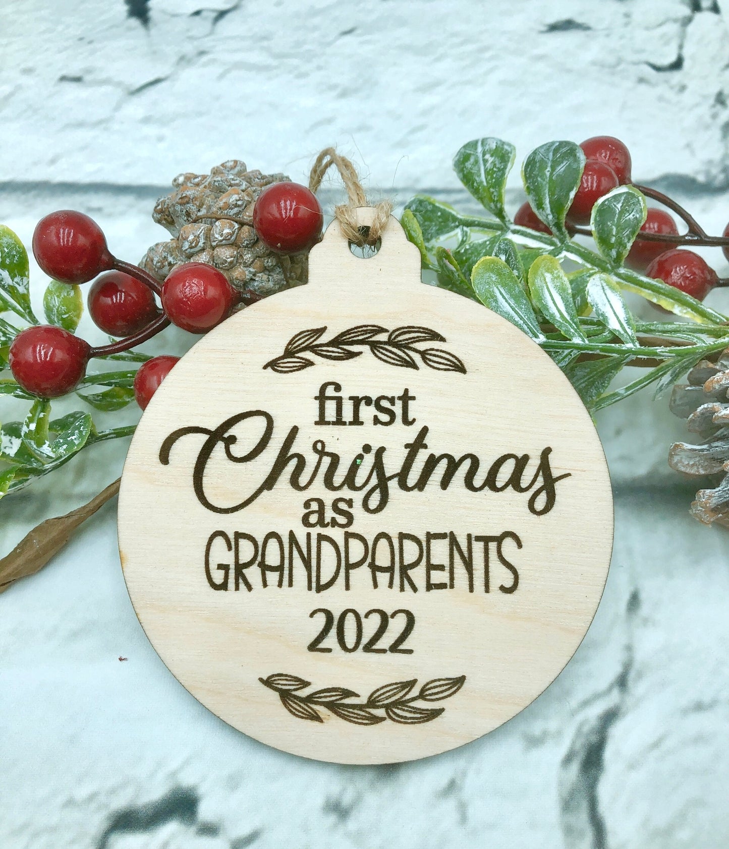 First Christmas as Grandparents Ornament